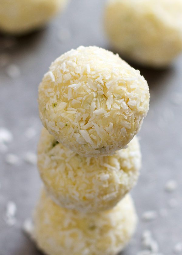 stuffed white chocolate truffles