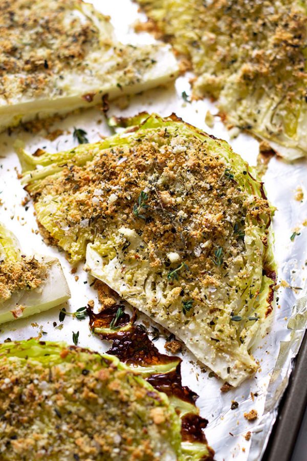Roasted Garlic Parmesan Cabbage Wedges - #recipe by #eatwell101 - https://003.wrwe1r1zs3czx3c.workers.dev/roasted-garlic-parmesan-cabbage-wedges-recipe
