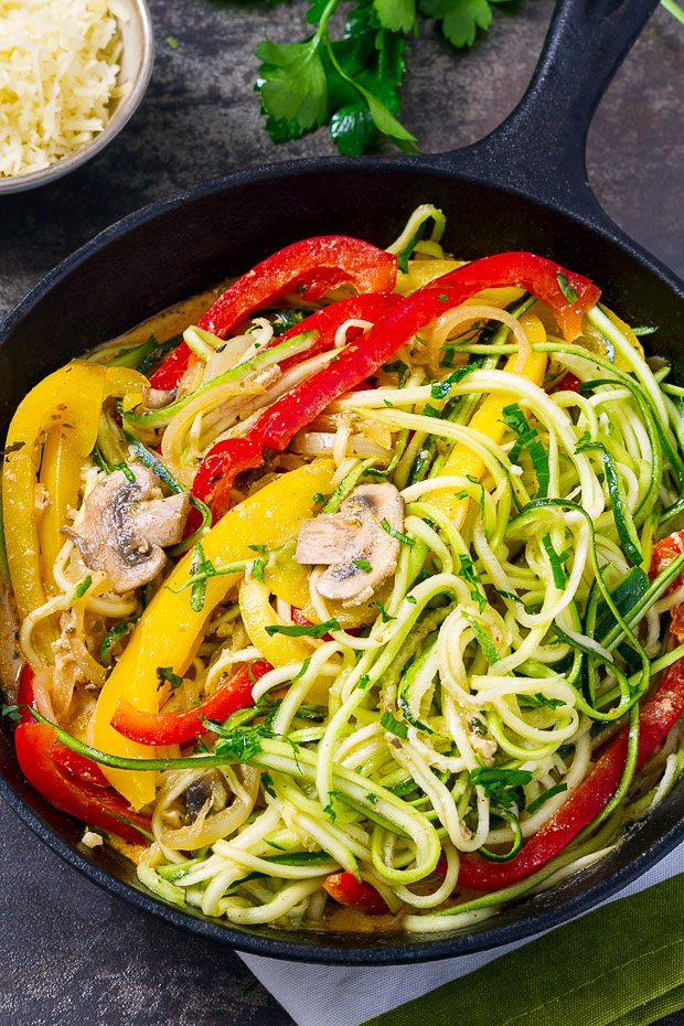 Veggie Fajita Noodles