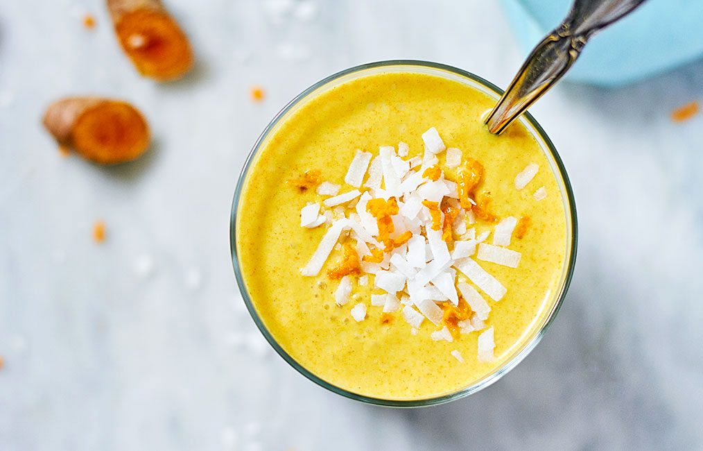 Creamy Turmeric  Banana Smoothie