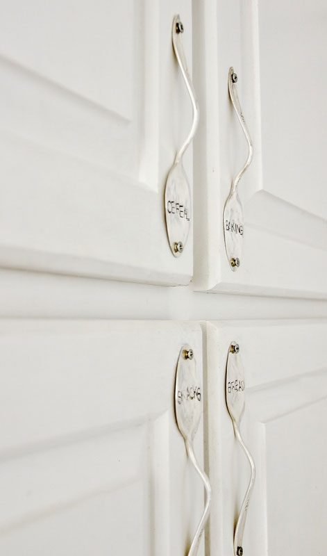 Stamped Spoon Cabinet Handles