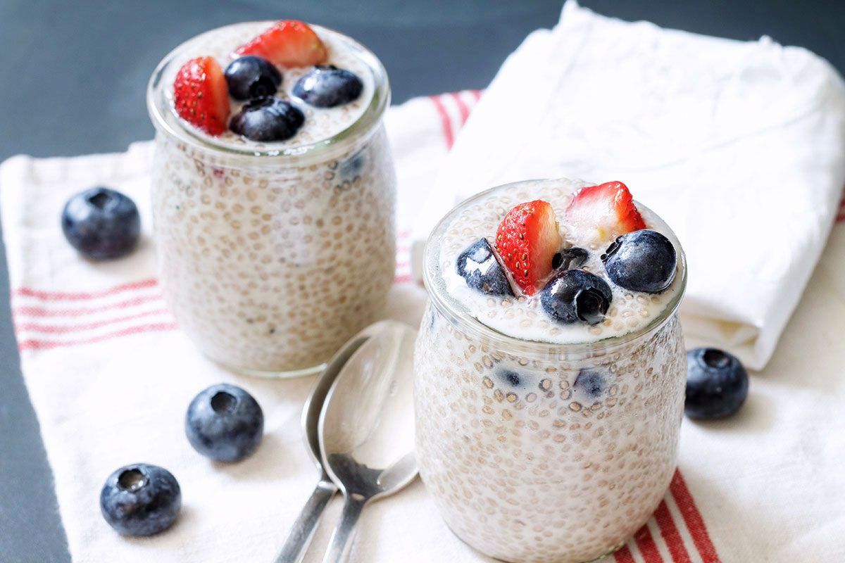 Berry Chia Seed Pudding