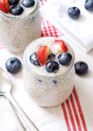 Berry Chia Seed Pudding