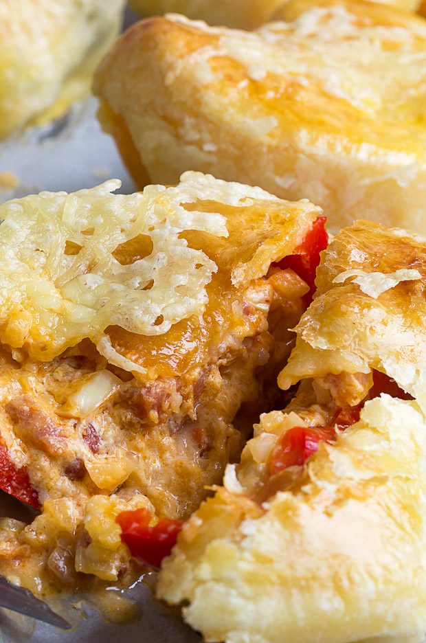 Puff Pastry Bell Pepper Poppers