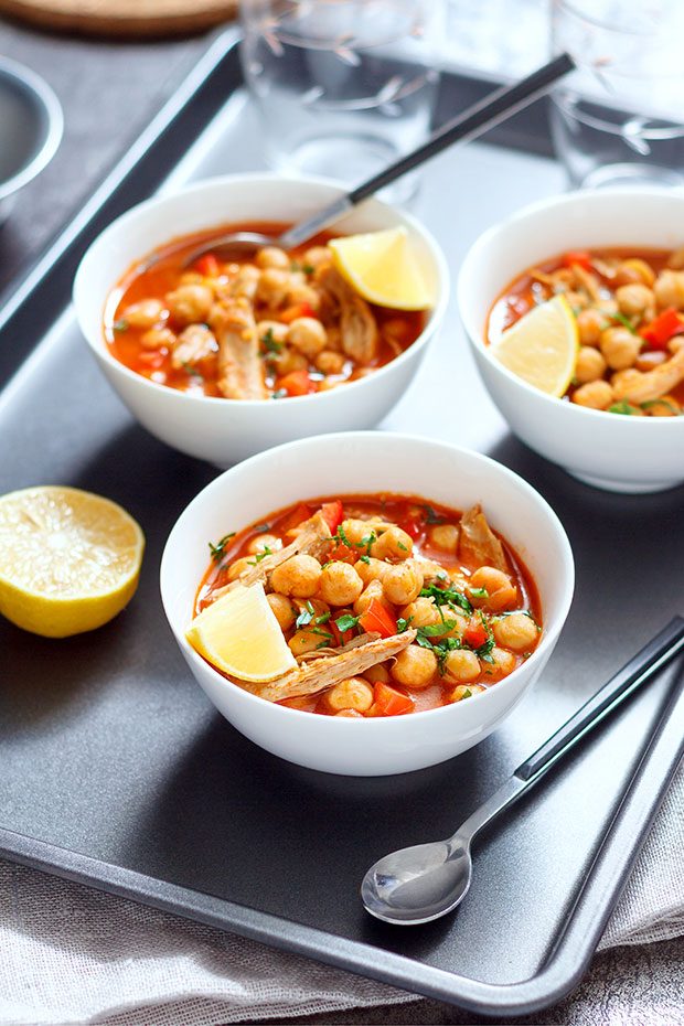 Chickpea Chicken Soup — Yummy and Hearty