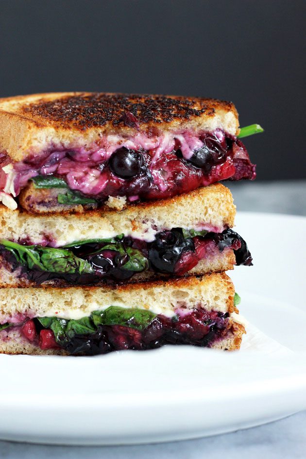 Balsamic Berry Vegan Grilled Cheese