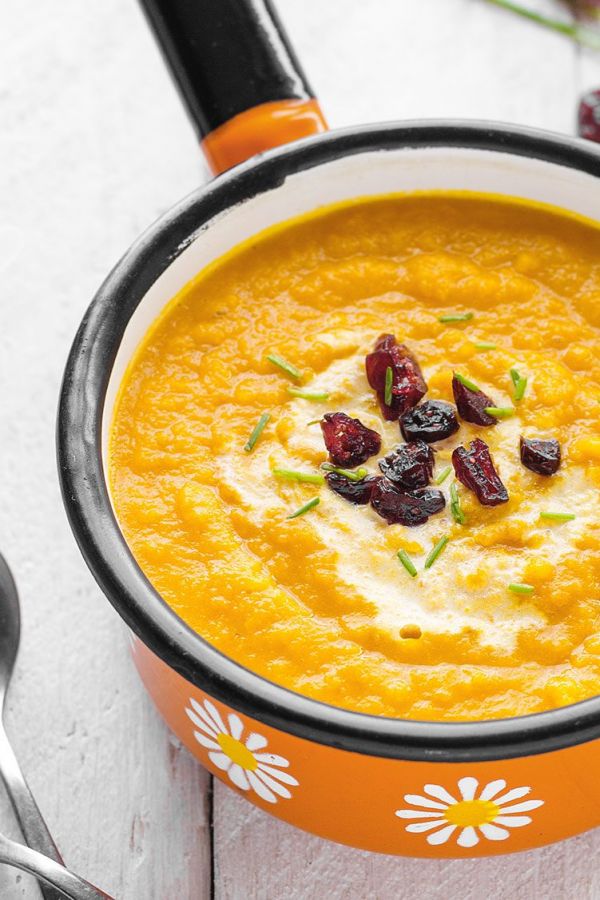 Creamy Sweet Potato Soup - #recipe by #eatwell101 - https://003.wrwe1r1zs3czx3c.workers.dev/creamy-sweet-potato-coconut-soup-recipe