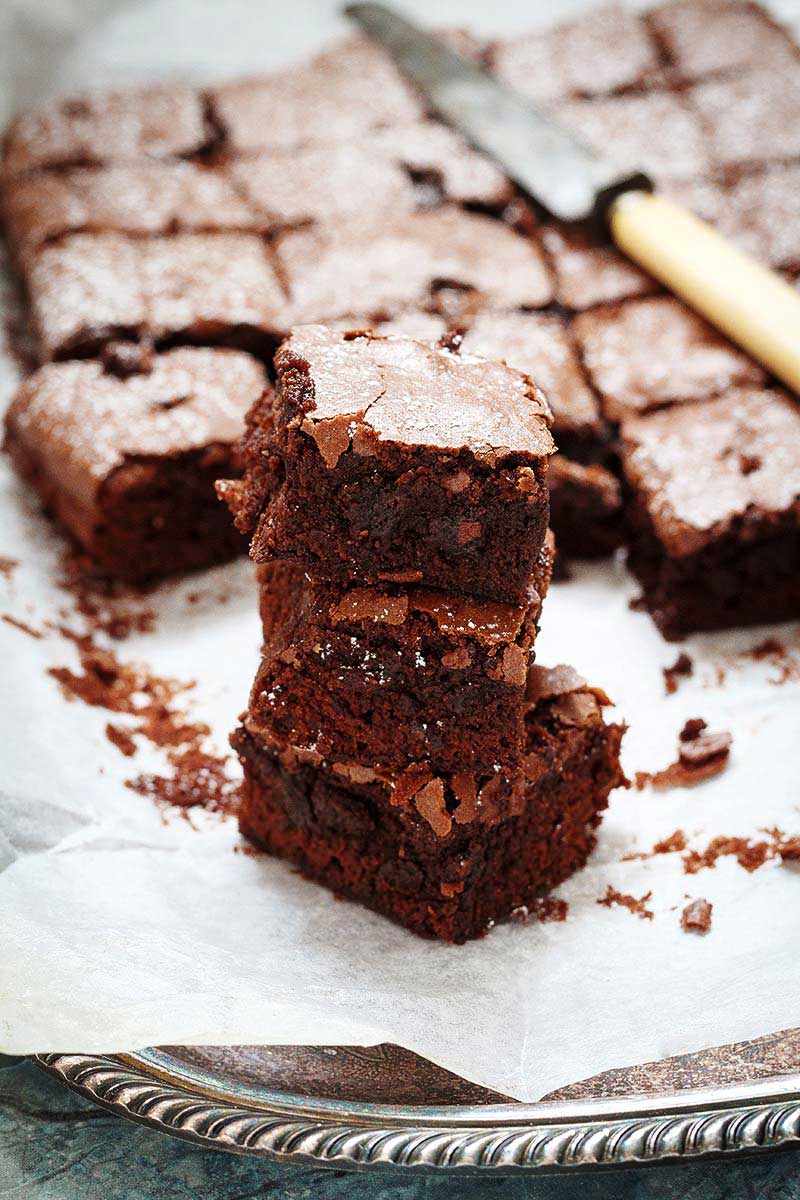 fudgy chocolate brownie bars recipe