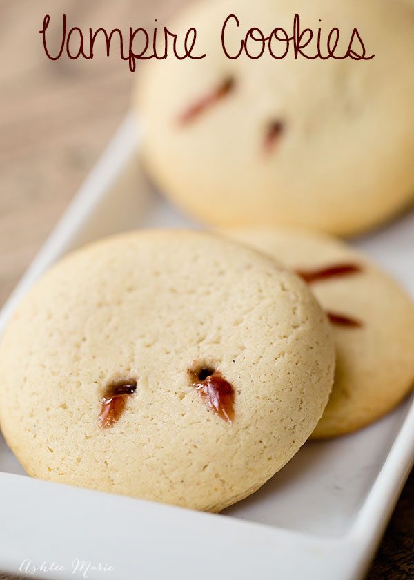 Vampire Bite sugar cookies