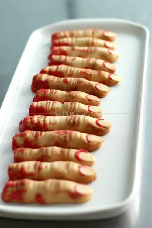 Zombie Finger Cookies