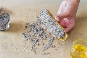 Banana Chia Seeds Sushis
