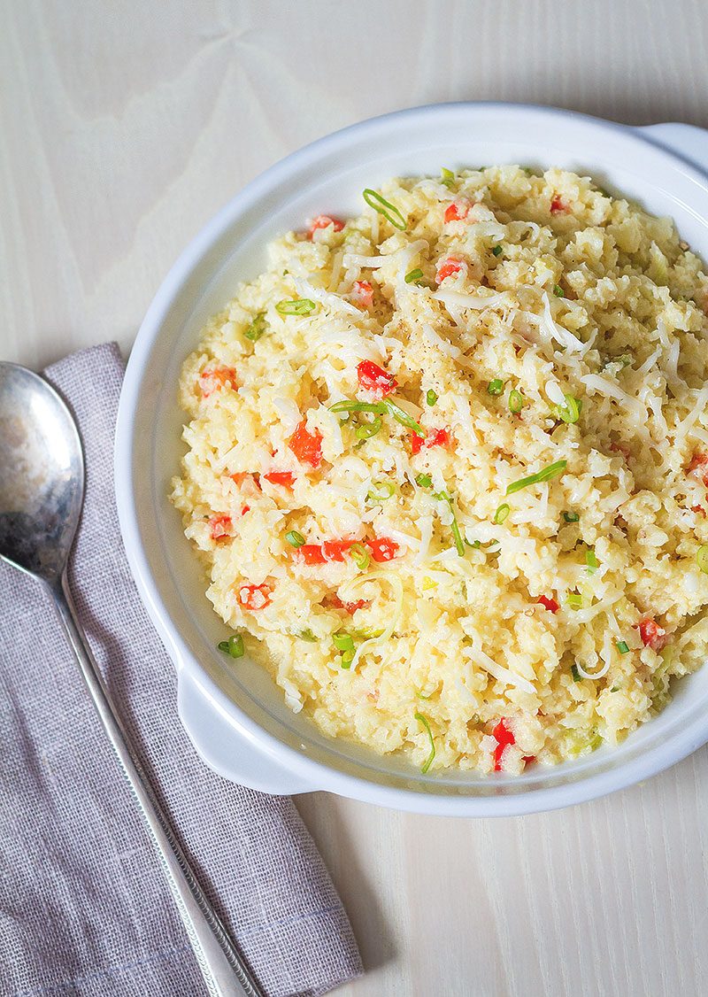Cauliflower-low carb-fried-Rice
