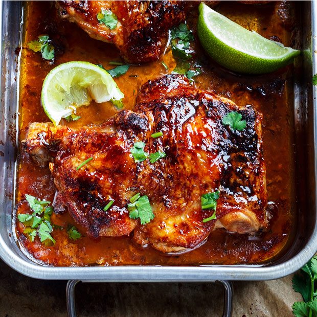 Roasted Chicken Leg Quarters