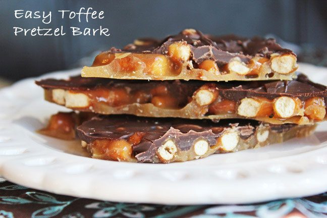 Easy Toffee Pretzel Bark