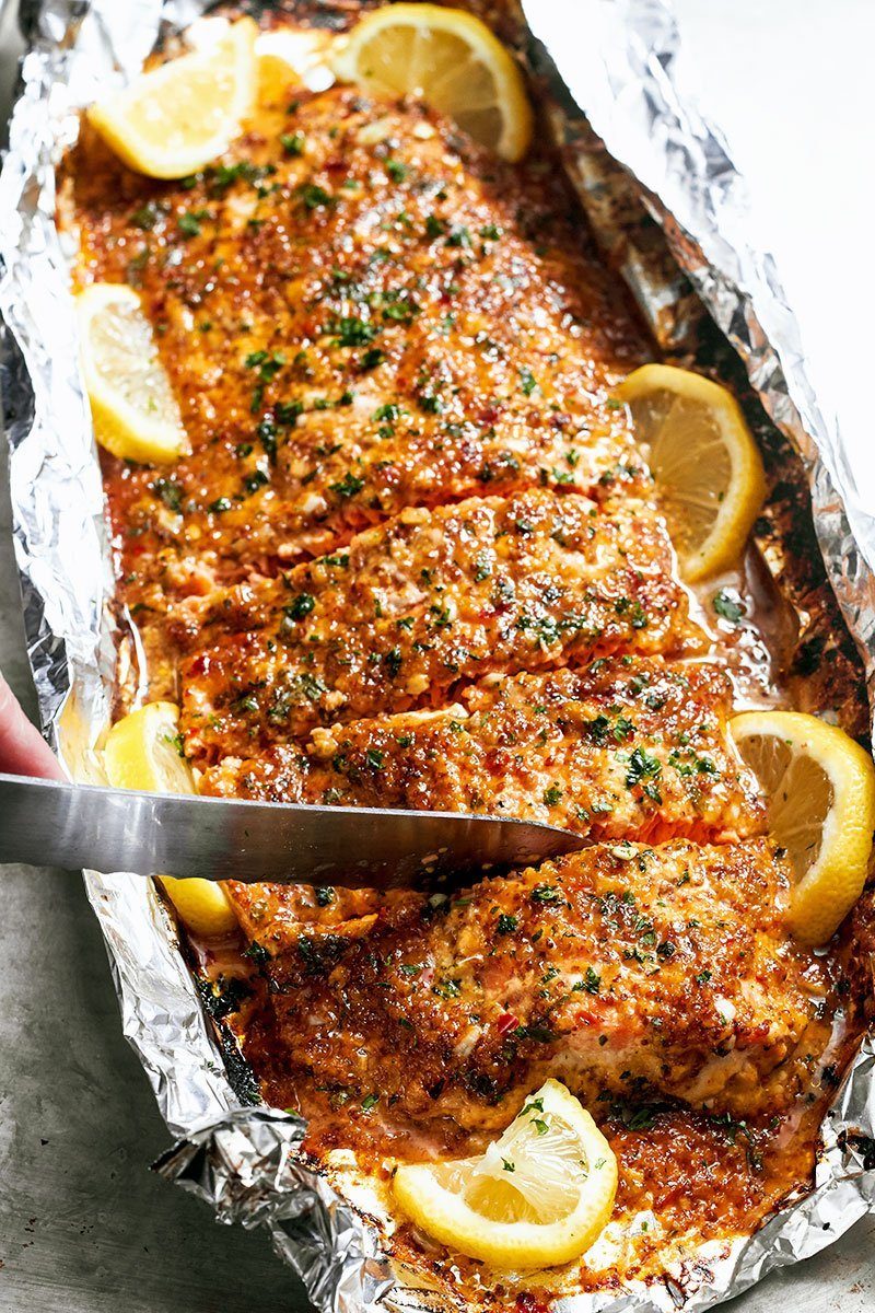 Baked Honey Garlic Salmon
