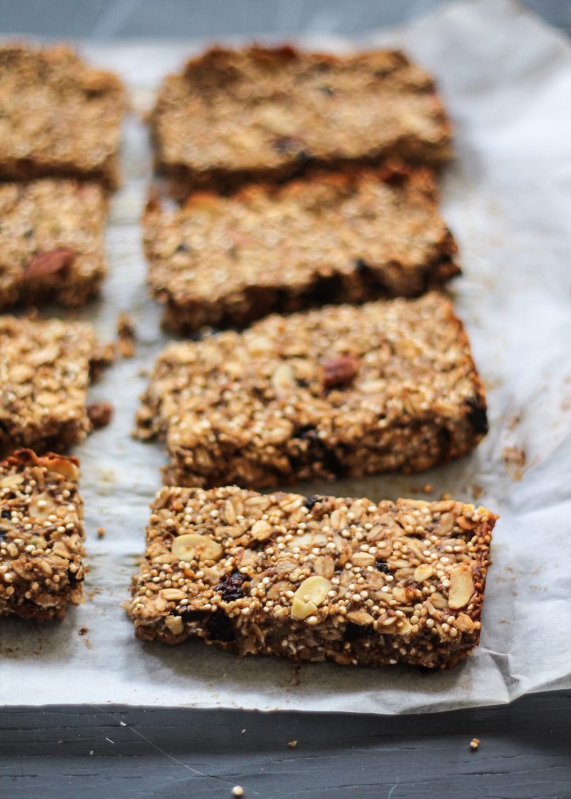 Chia, Quinoa & Banana Granola Bars