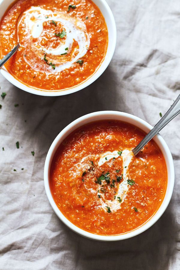 Creamy Quinoa Tomato Soup