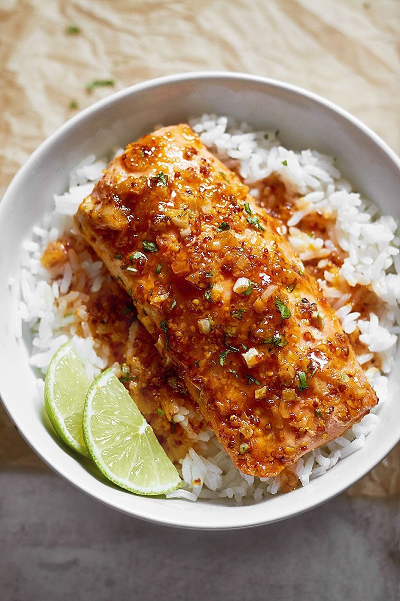 broiled Honey Garlic Salmon recipe
