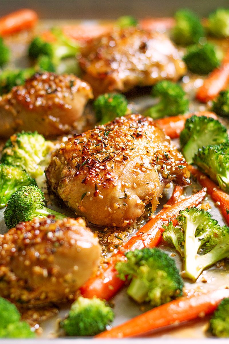 one pan honey garlic chicken