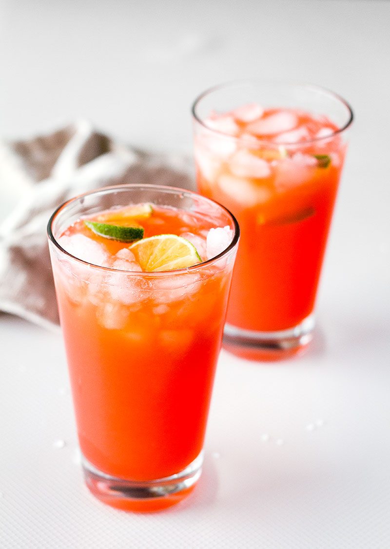 Lime Strawberry Margaritas