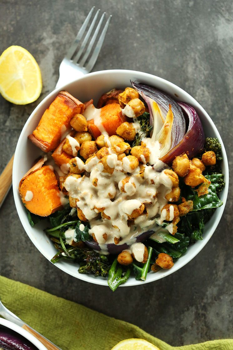Sweet Potato Chickpea Buddha Bowl