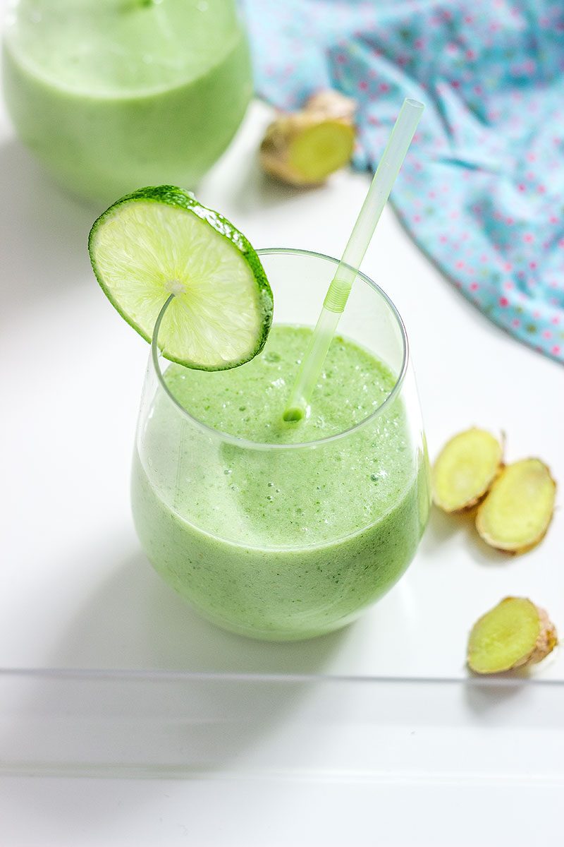 ginger-green smoothie-recipes- healthy
