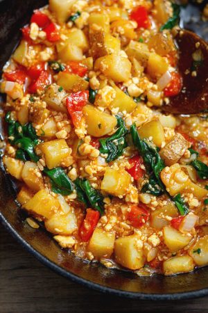 Tofu Scramble Breakfast Skillet