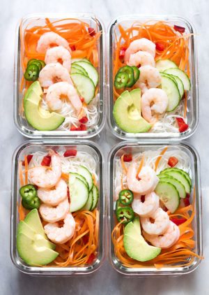 Spring Roll Meal Prep Bowls for the Week