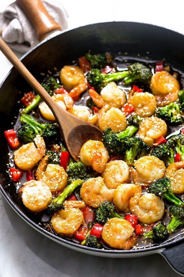 Teriyaki Shrimp and Broccoli Stir Fry - #recipe by #eatwell101 - https://003.wrwe1r1zs3czx3c.workers.dev/teriyaki-shrimp-broccoli-stir-fry-recipe