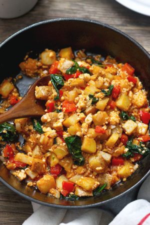 Tofu Scramble Breakfast Skillet