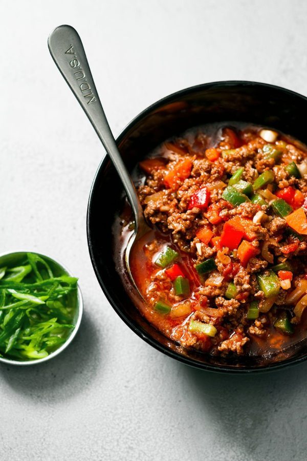 Paleo Beef Chili - #recipe by #eatwell101 - https://003.wrwe1r1zs3czx3c.workers.dev/paleo-beef-chili-recipe