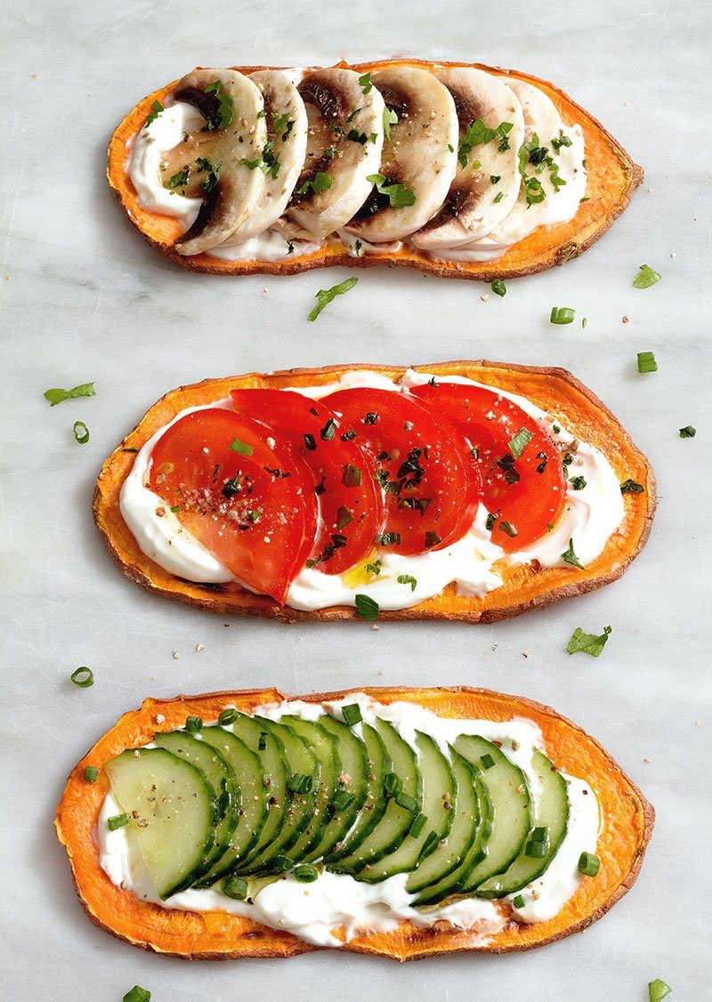 sweet potato toast topping