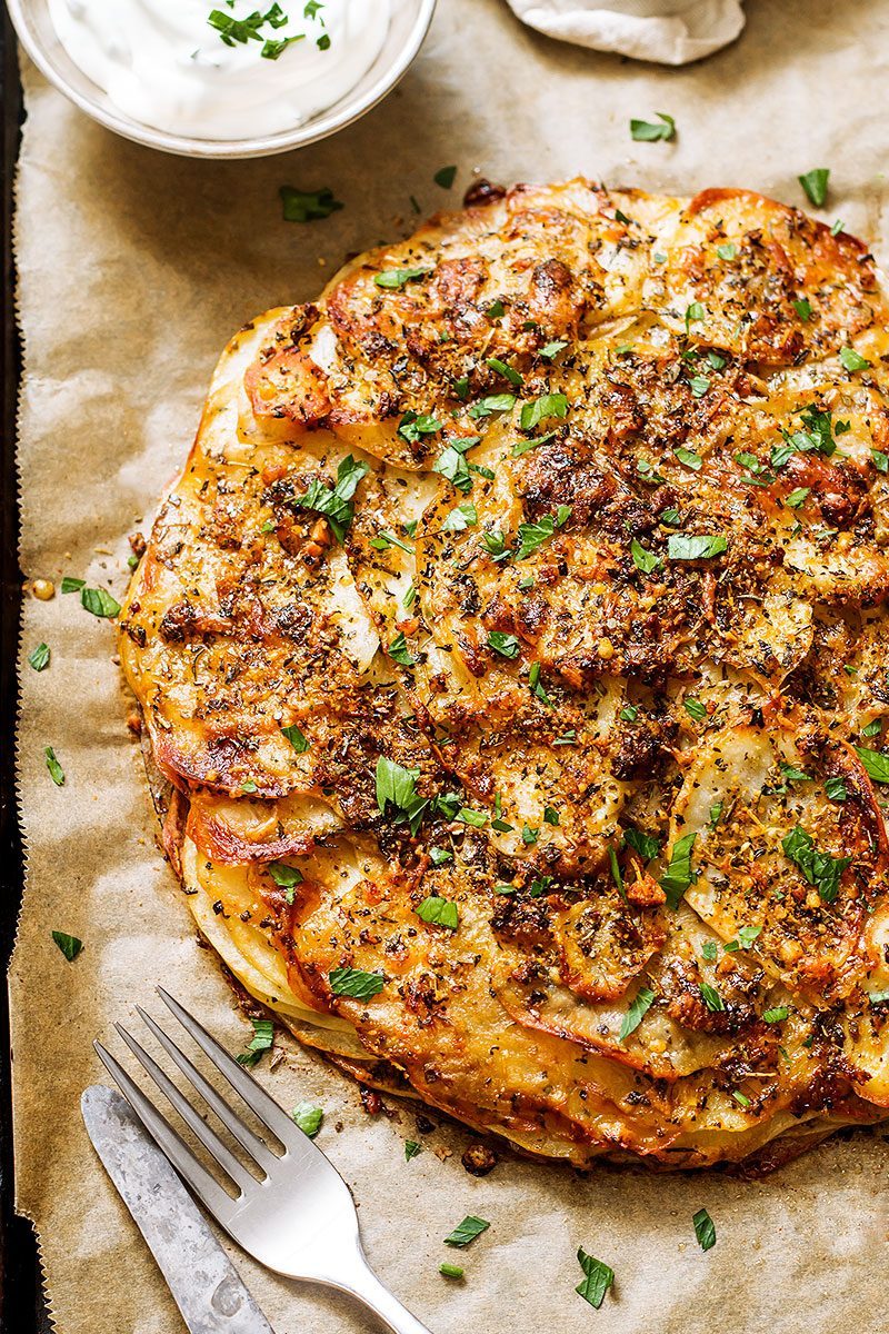 crispy potato cake