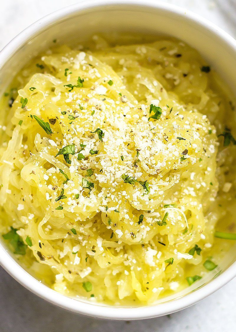 garlic-lemon-spaghetti squash-easy