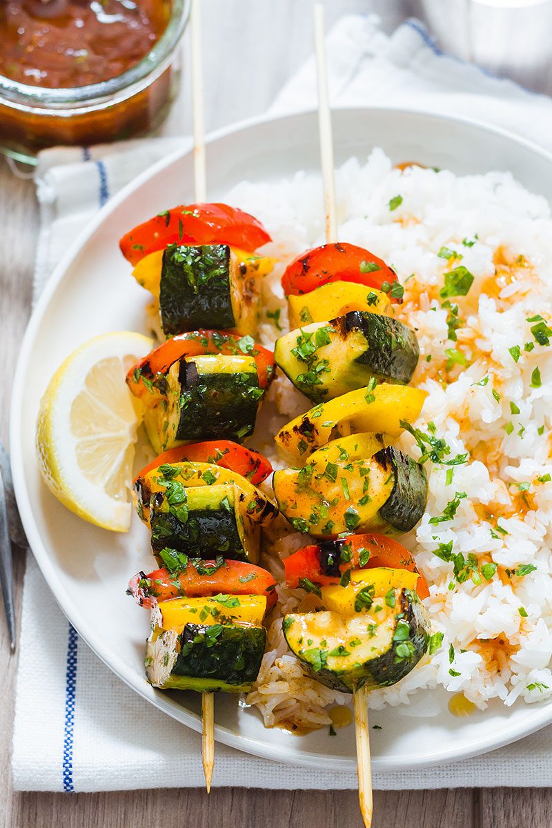 grilled zucchini veggies recipe