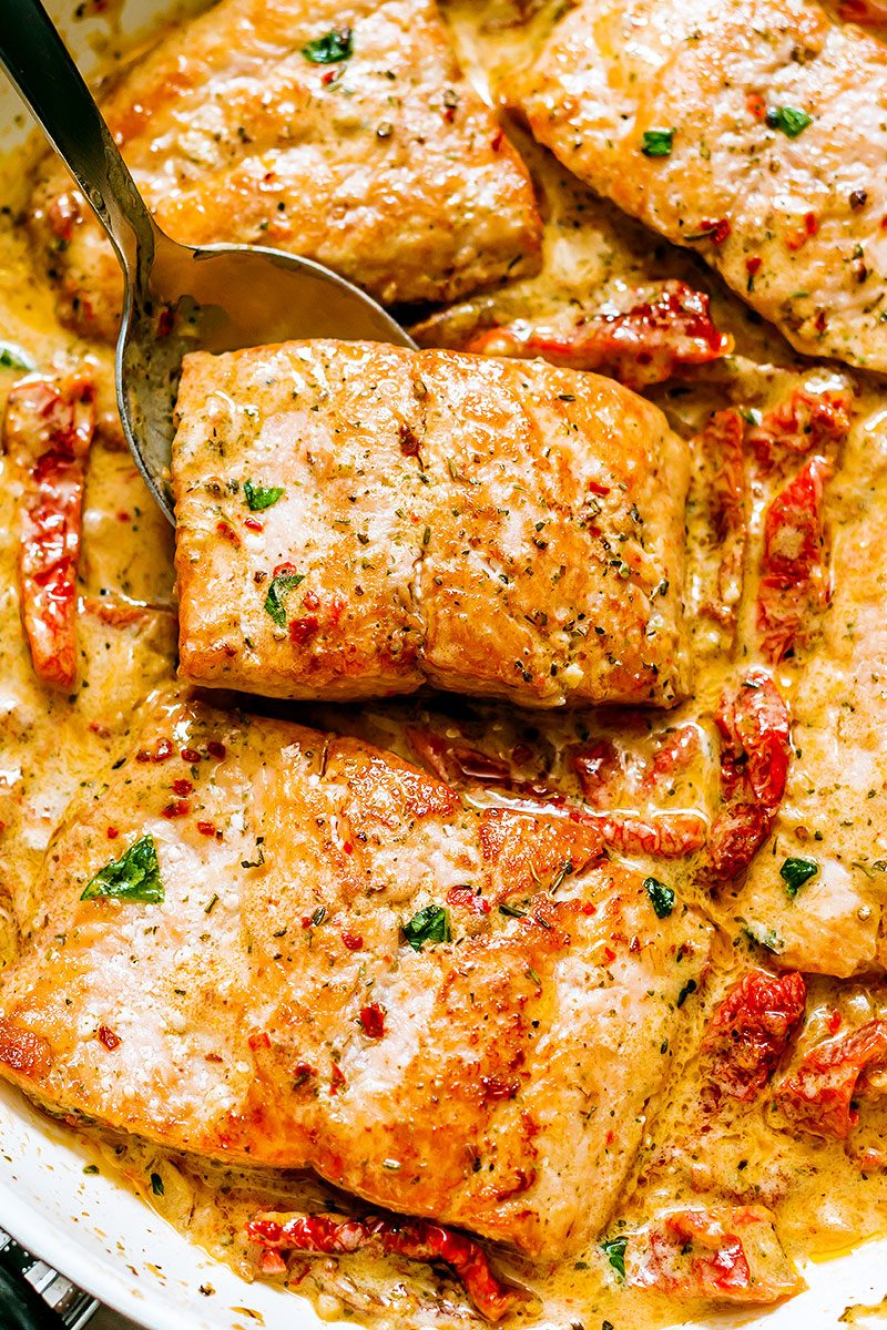 Pan Seared Salmon – #eatwell101 #recipe #salmon - The EASIEST, most FLAVORFUL salmon you will ever make.