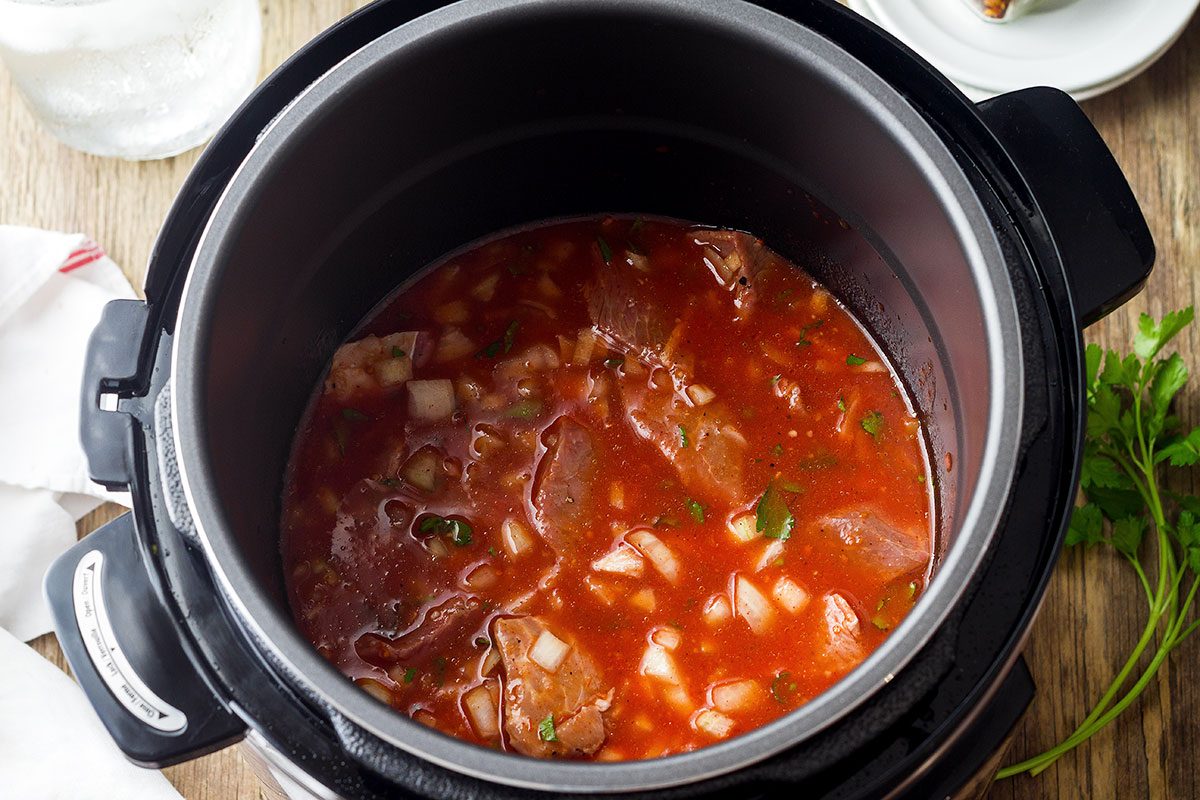Instant Pot Beef Pasta Soup — A major comfort soup that's so easy, healthy, and absolutely delicious.