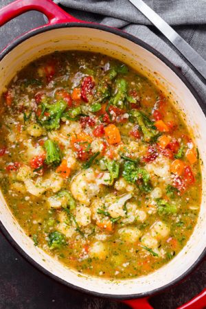 Broccoli Cauliflower Soup