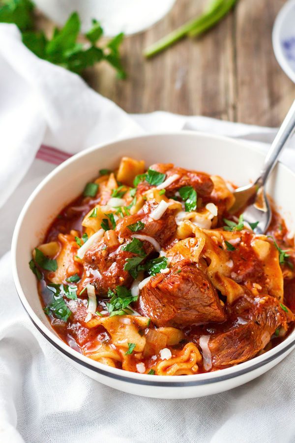 Instant Pot Beef Pasta Soup - #recipe by #eatwell101 - https://003.wrwe1r1zs3czx3c.workers.dev/instant-pot-beef-pasta-soup
