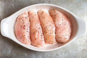 Sticky Honey-Sriracha Chicken Breasts