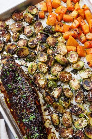 Baked Pork Tenderloin with Fall Veggies