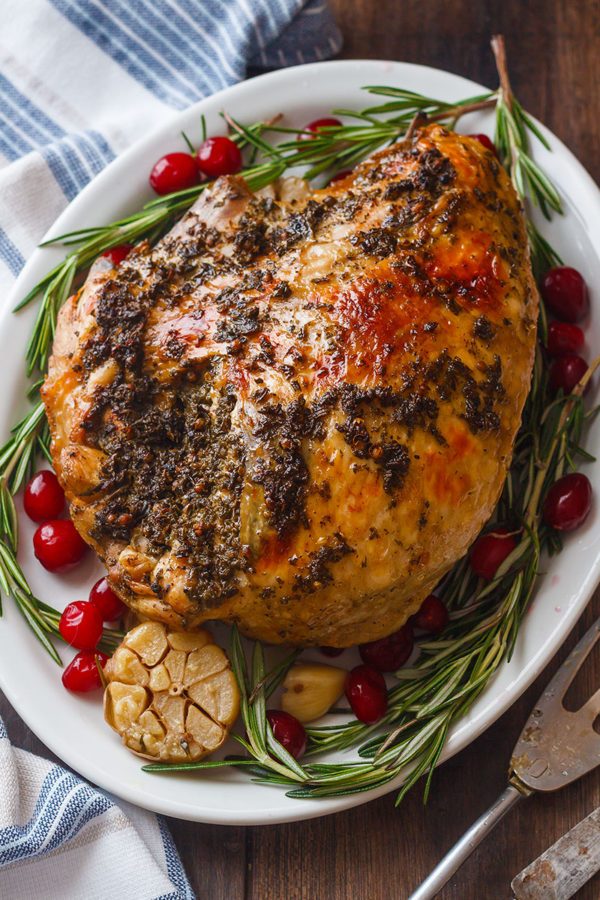 Instant Pot Turkey Breast with Garlic Herb Butter - #recipe by #eatwell101 - https://003.wrwe1r1zs3czx3c.workers.dev/instant-pot-turkey-breast-recipe