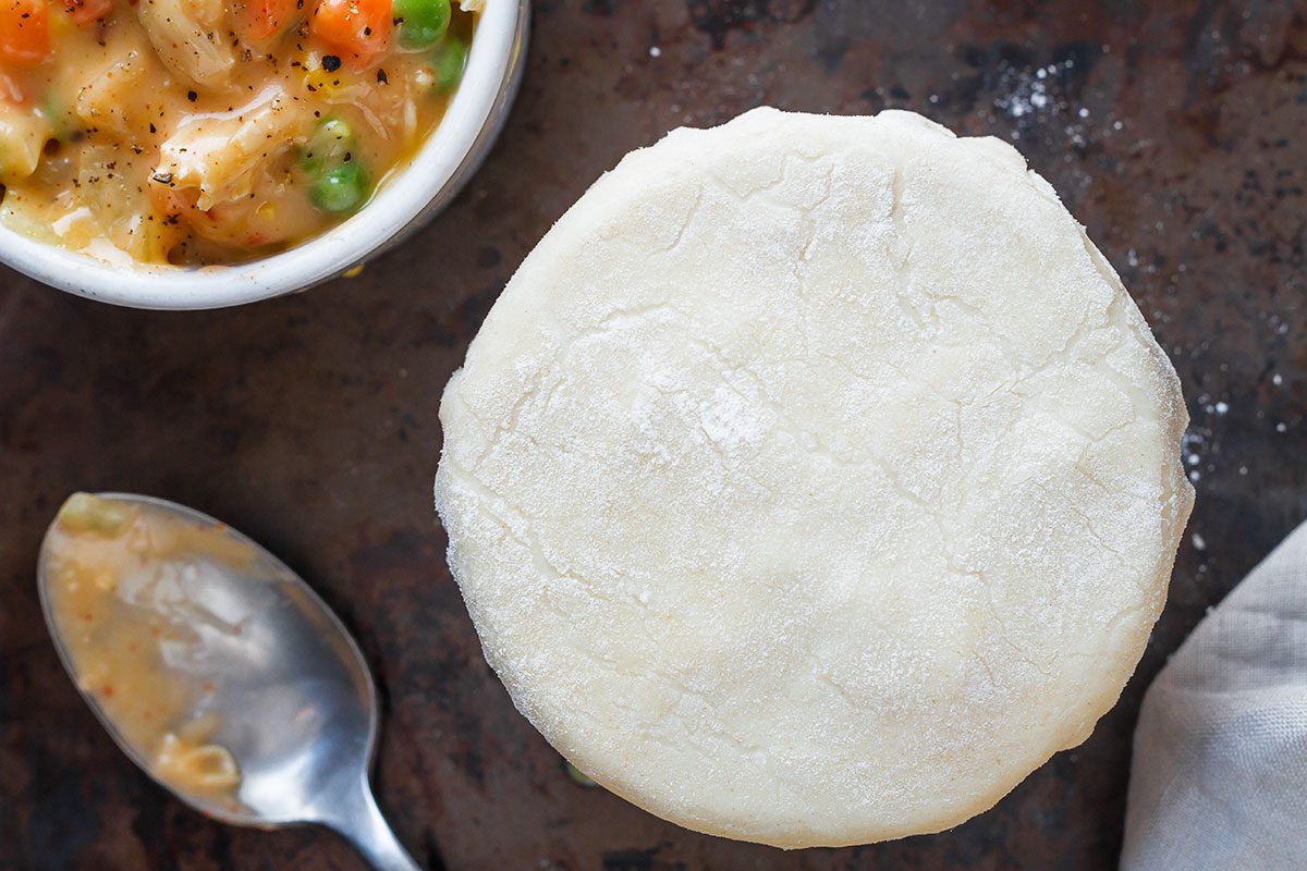 Creamy Chicken Pot Pie - Rich, flavorful with a golden brown crispy crust, these individual chicken pot pies are seriously comforting.