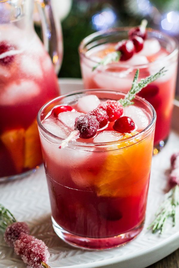 Cranberry Pineapple Sangria - #recipe by #eatwell101 - https://003.wrwe1r1zs3czx3c.workers.dev/cranberry-pineapple-sangria