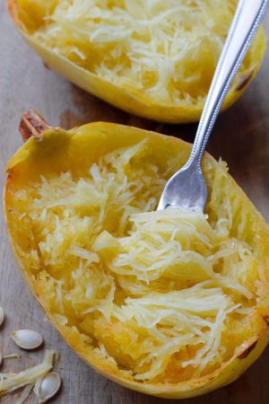 Instant Pot Spaghetti Squash with Meat Sauce