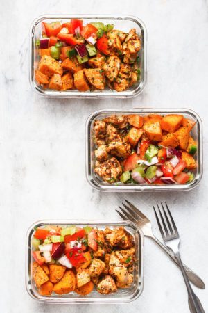 Meal Prep – Roasted Chicken and Sweet Potato