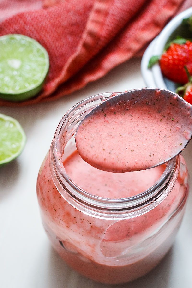 Strawberry Cilantro Lime Dressing