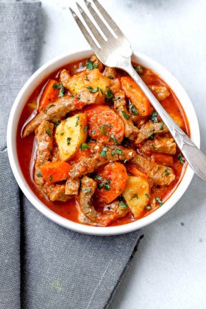Instant Pot Carrot Potato Beef Stew