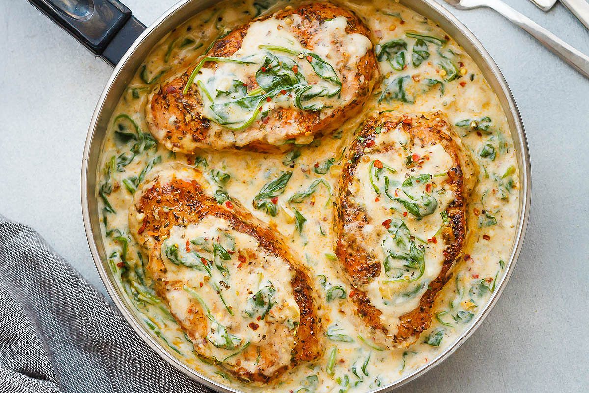 Creamy Garlic Pork Chops