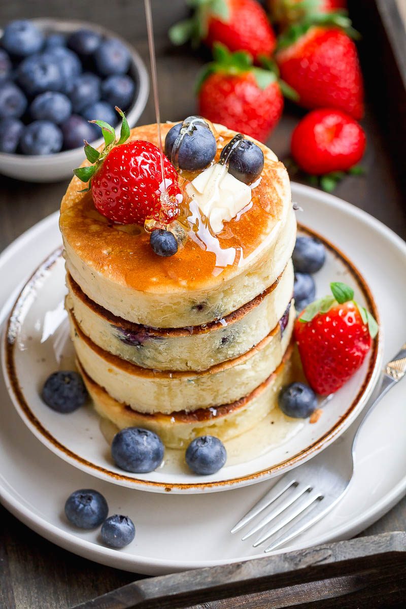 hw to make Lemon Blueberry Pancakes 